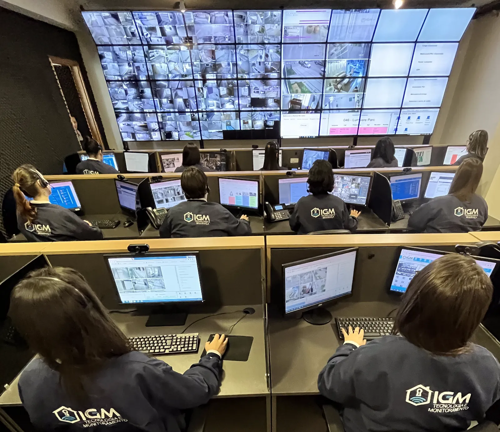 Operadoras da Portaria Remota IGM